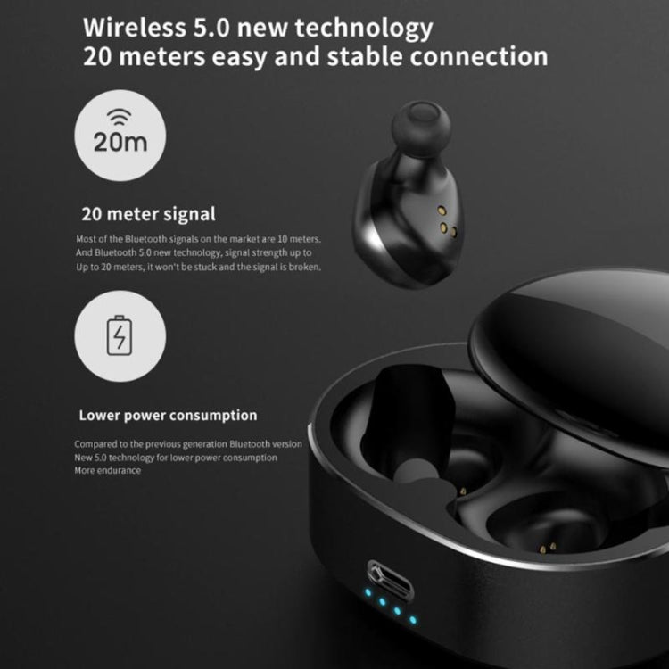 Cuffie Bluetooth wireless T50 6D con cancellazione del rumore Bluetooth V5.0, supporto chiamate binaurali