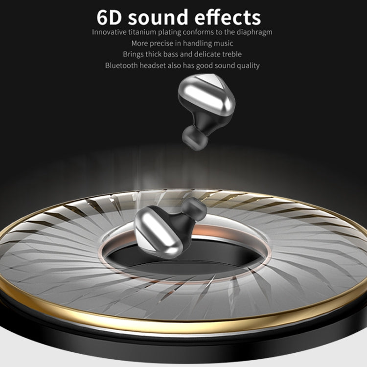 Cuffie Bluetooth wireless T50 6D con cancellazione del rumore Bluetooth V5.0, supporto chiamate binaurali