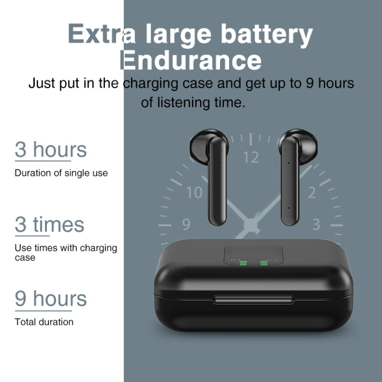 P100pro TWS Bluetooth 5.0 Auricolare Bluetooth wireless touch con scatola di ricarica e display digitale intelligente a LED, supporto Siri e chiamate