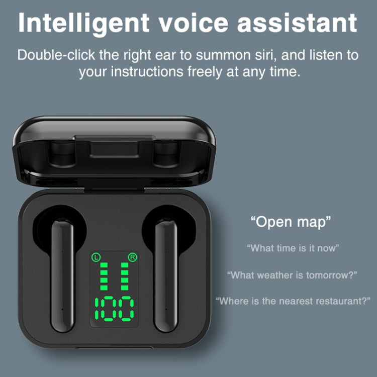 P100pro TWS Bluetooth 5.0 Auricolare Bluetooth wireless touch con scatola di ricarica e display digitale intelligente a LED, supporto Siri e chiamate