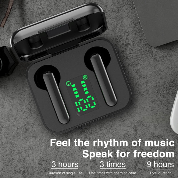P100pro TWS Bluetooth 5.0 Auricolare Bluetooth wireless touch con scatola di ricarica e display digitale intelligente a LED, supporto Siri e chiamate