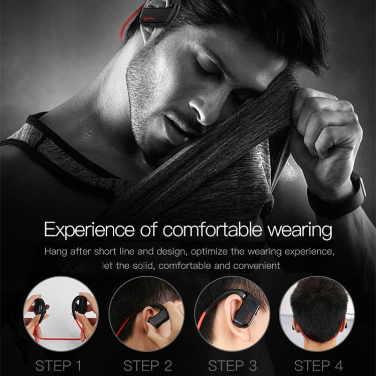Auricolare Bluetooth sportivo wireless J2 Bluetooth 4.2 binaurale sospeso, memoria integrata