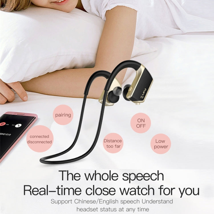 Auricolare Bluetooth sportivo wireless J2 Bluetooth 4.2 binaurale sospeso, memoria integrata