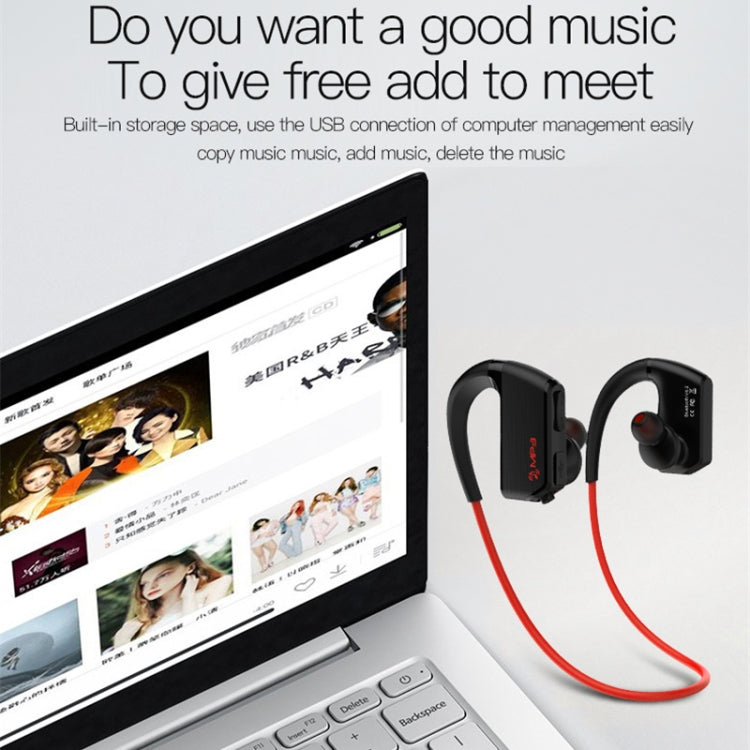 Auricolare Bluetooth sportivo wireless J2 Bluetooth 4.2 binaurale sospeso, memoria integrata
