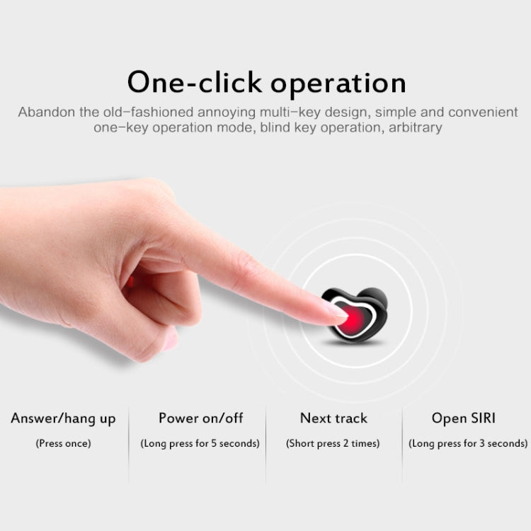 X7 Bluetooth 4.1 Mini auricolare Bluetooth sportivo wireless invisibile con scatola di ricarica