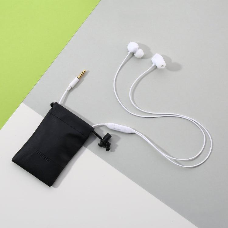 REMAX RM-550 Auricolare musicale stereo in-ear con pin dorato da 3,5 mm con controllo via cavo + microfono, supporto vivavoce