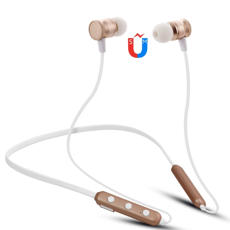 BT-890 Bluetooth 4.2 Auricolare Bluetooth con design a collo appeso, supporto per riproduzione musicale, commutazione, controllo volume e risposta