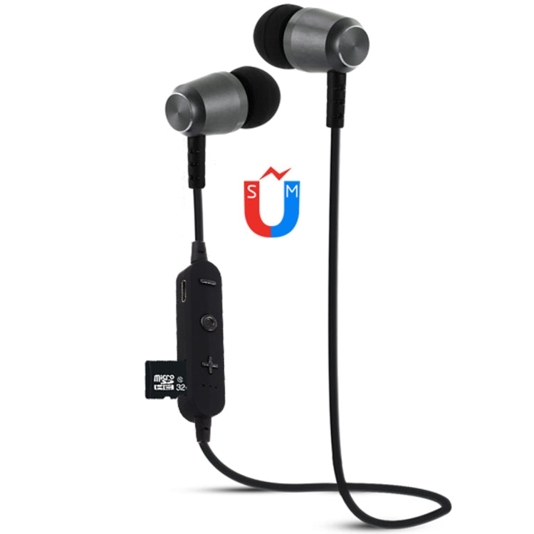 Auricolare Bluetooth F15 Bluetooth 4.2 con design a collo appeso, supporto per riproduzione musicale, commutazione, controllo volume e risposta