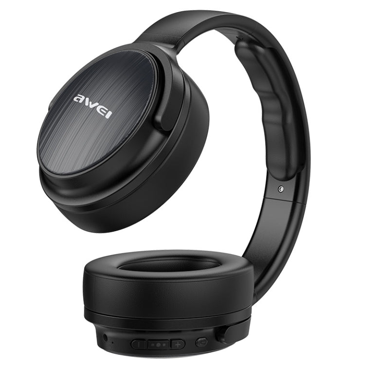 awei A780BL Bluetooth 5.0 Cuffie Bluetooth wireless bassi pieghevoli con jack Aux da 3,5 mm, A780BL