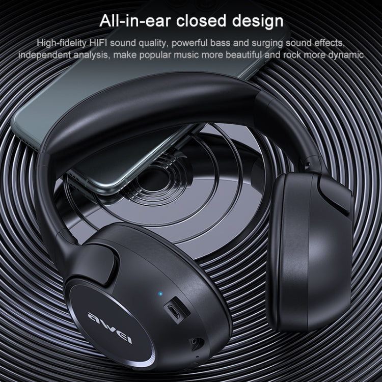 Auricolare Bluetooth wireless stereo AWEI A770BL Bluetooth 5.0
