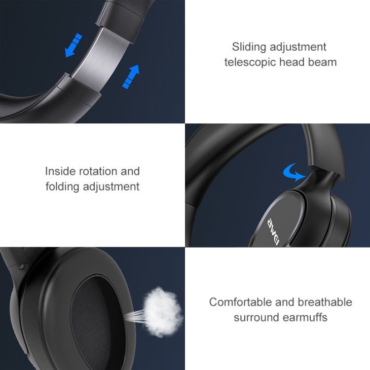Auricolare Bluetooth wireless stereo AWEI A770BL Bluetooth 5.0