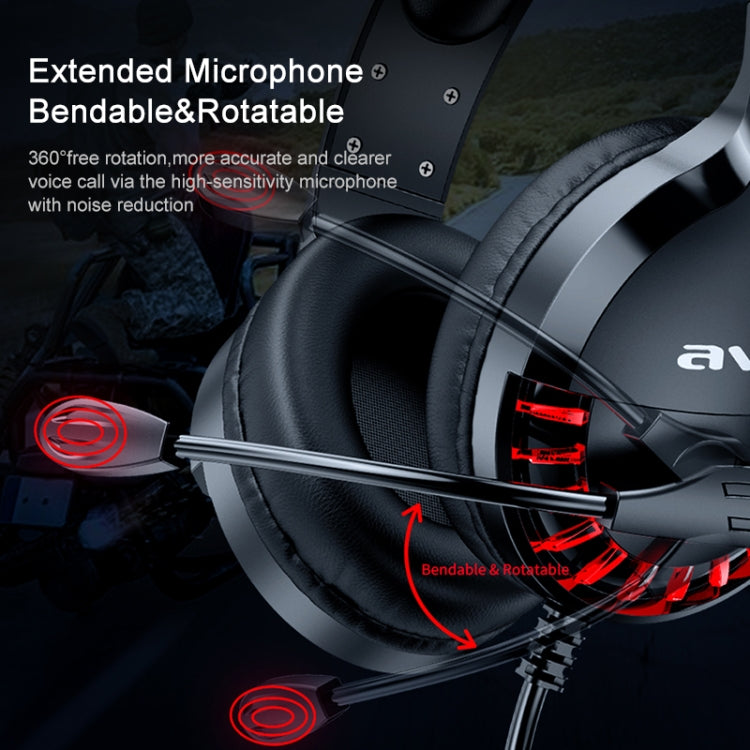 AWEI ES-770i Cuffie da gioco e-sport regolabili con microfono
