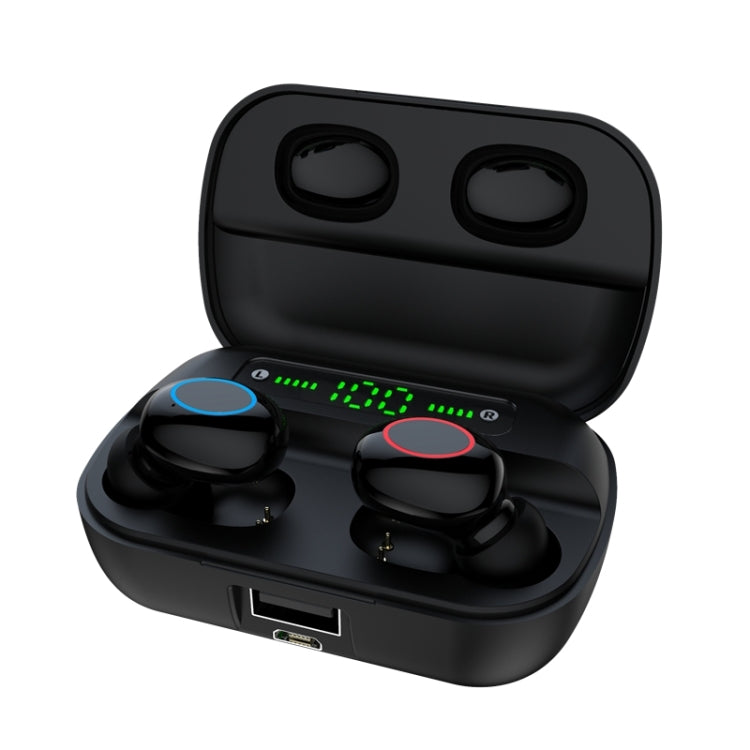 Auricolare Bluetooth S11 TWS Touch con scatola di ricarica magnetica, supporto display di alimentazione LED a tre schermi