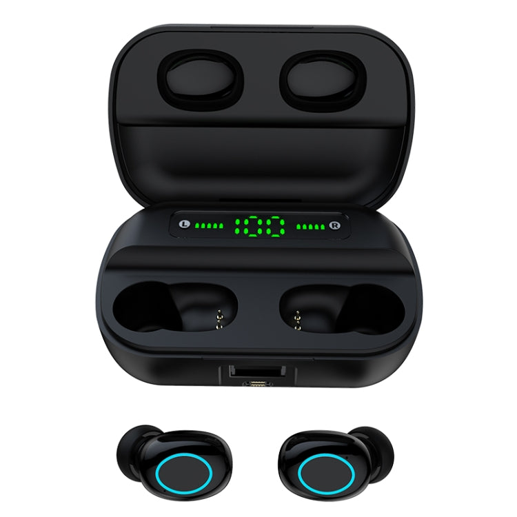Auricolare Bluetooth S11 TWS Touch con scatola di ricarica magnetica, supporto display di alimentazione LED a tre schermi