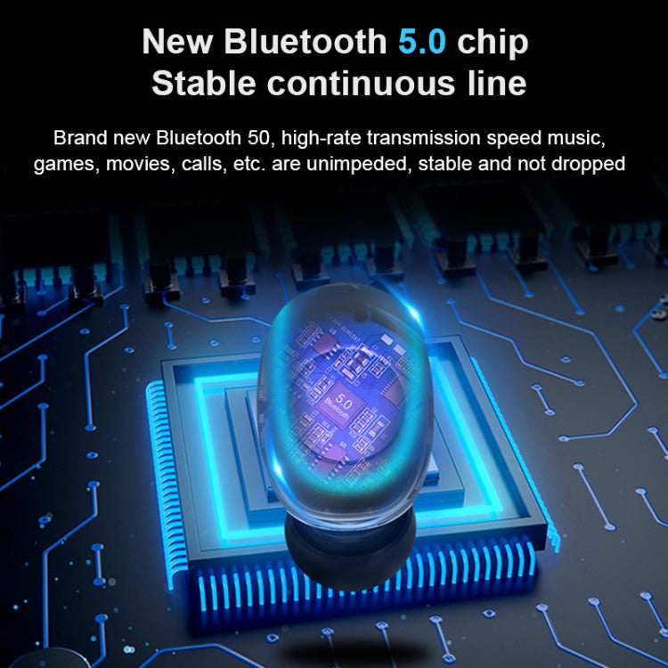 Auricolare Bluetooth S11 TWS Touch con scatola di ricarica magnetica, supporto display di alimentazione LED a tre schermi