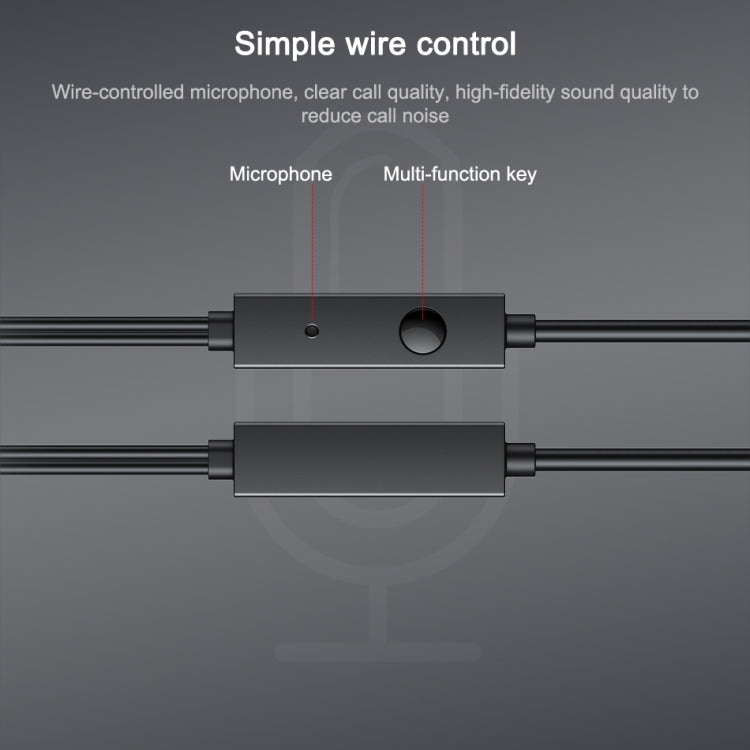 Awei PC-6 Mini Auricolare Stereo In-Ear cablato con microfono