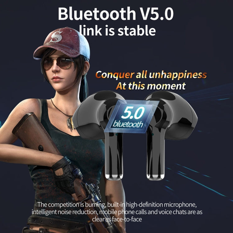 ZEALOT T3 Bluetooth 5.0 TWS Auricolare Bluetooth wireless con scatola di ricarica, supporto touch, chiamate e display di alimentazione