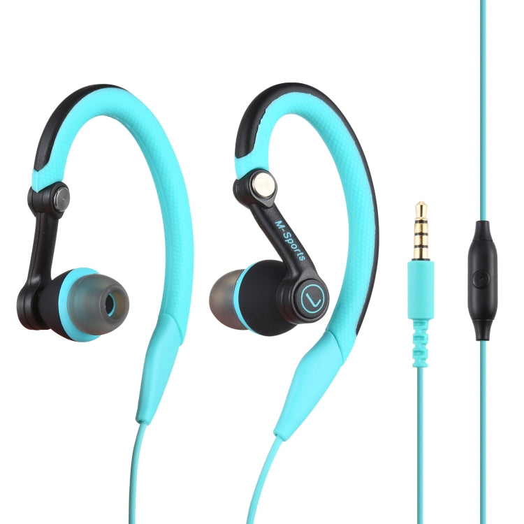 Mucro MB-232 Auricolari sportivi in-ear da corsa Cuffie stereo cablate con gancio per l'orecchio per jogging in palestra