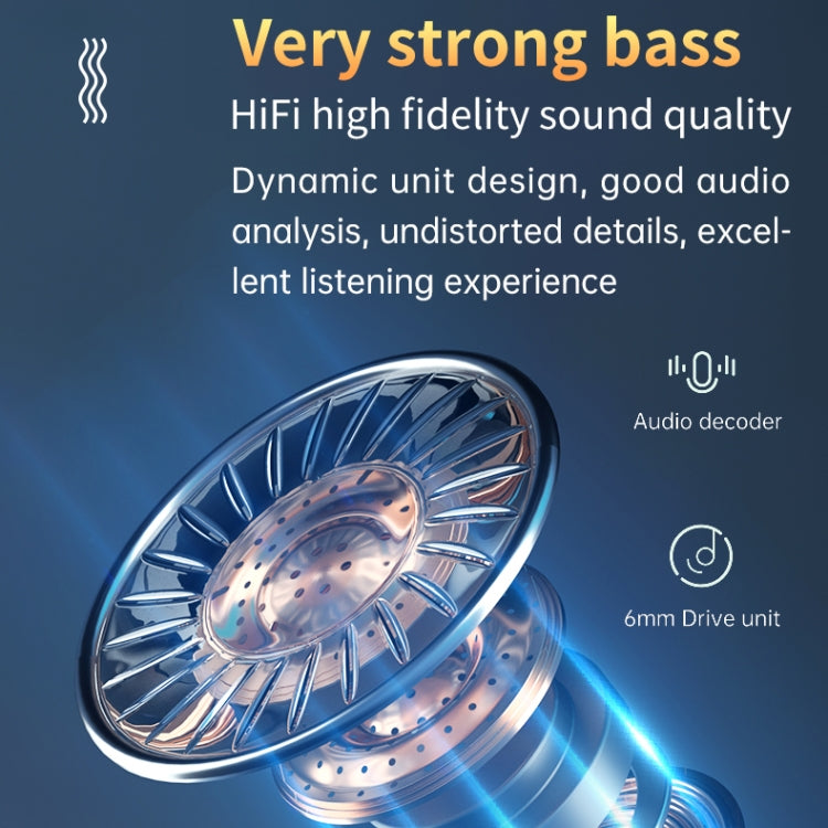M9 Bluetooth 5.1 TWS Mirror Display digitale Auricolare Bluetooth wireless con scatola di ricarica Torcia, supporto Touch, Siri e display batteria, M9 (Black)