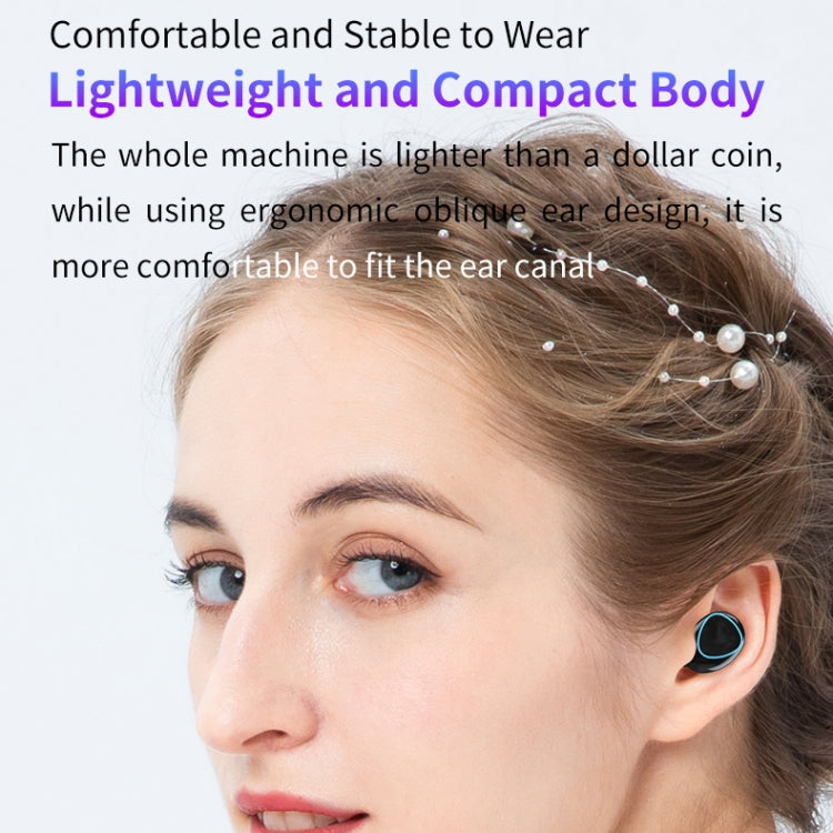 Auricolare Bluetooth wireless M10 Bluetooth 5.1 TWS con display digitale con scatola di ricarica, supporto Touch, Siri e display batteria, M10 Black, M10 Green