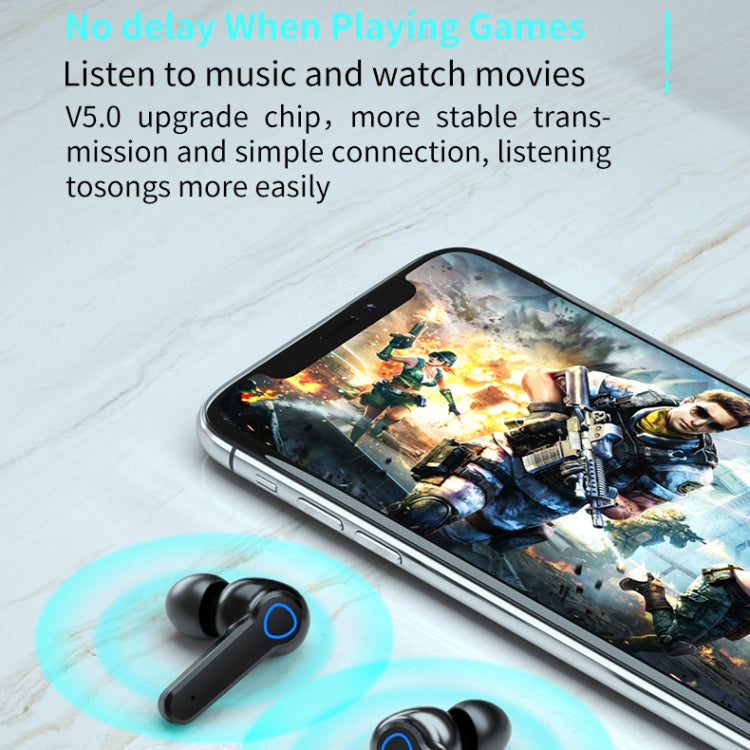Auricolare Bluetooth wireless M19 Bluetooth 5.1 TWS con display digitale con scatola di ricarica, supporto Touch, Siri e display batteria