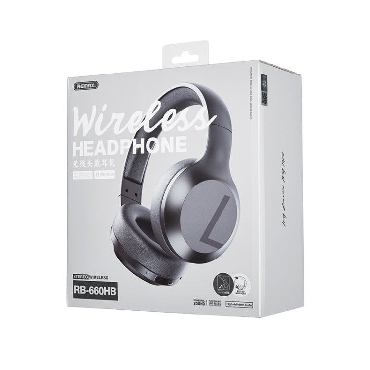 REMAX RB-660HB Auricolare Bluetooth wireless multifunzionale con cavo audio da 3,5 mm
