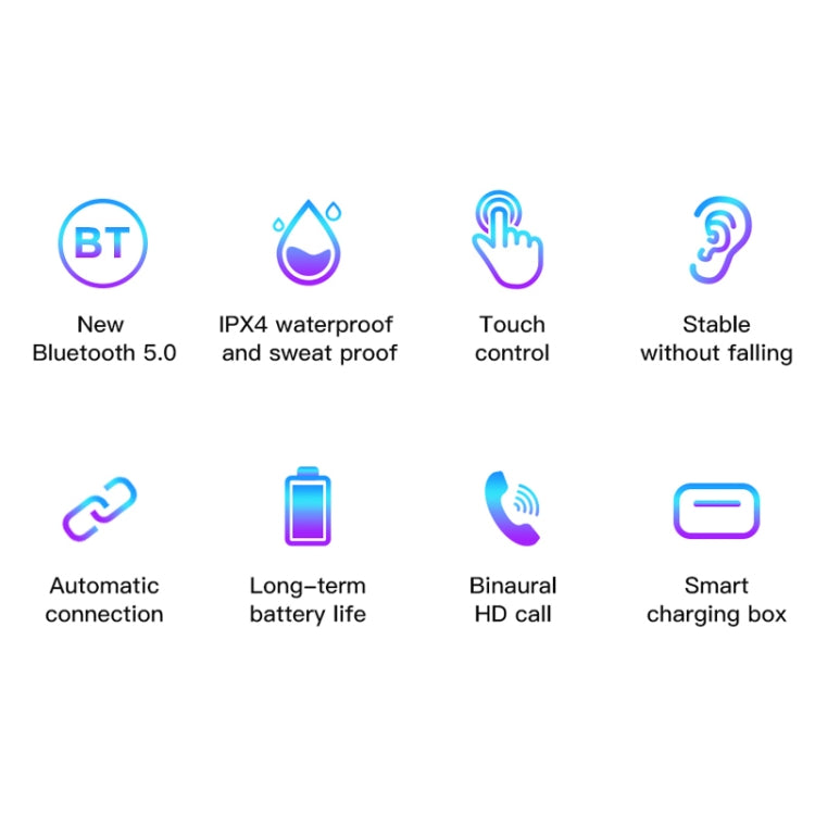 awei T29P Bluetooth V5.0 LED Display digitale Ture Wireless Sports IPX4 Auricolare TWS impermeabile con custodia di ricarica