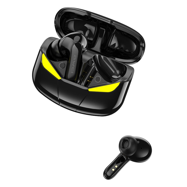 awei T35 Bluetooth V5.0 Ture Gioco sportivo wireless Auricolare TWS impermeabile Dual Mode IPX5 con custodia di ricarica