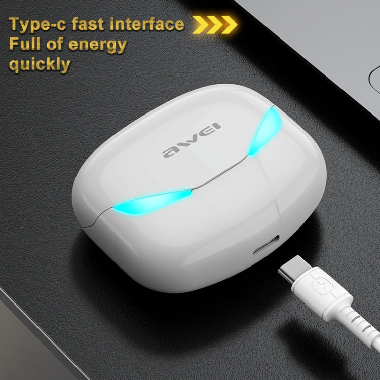 awei T35 Bluetooth V5.0 Ture Gioco sportivo wireless Auricolare TWS impermeabile Dual Mode IPX5 con custodia di ricarica