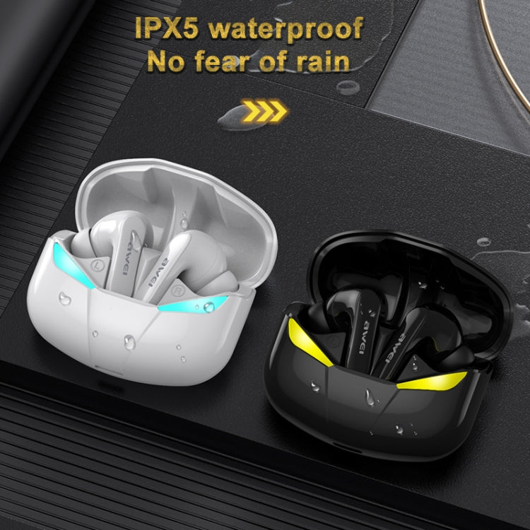 awei T35 Bluetooth V5.0 Ture Gioco sportivo wireless Auricolare TWS impermeabile Dual Mode IPX5 con custodia di ricarica