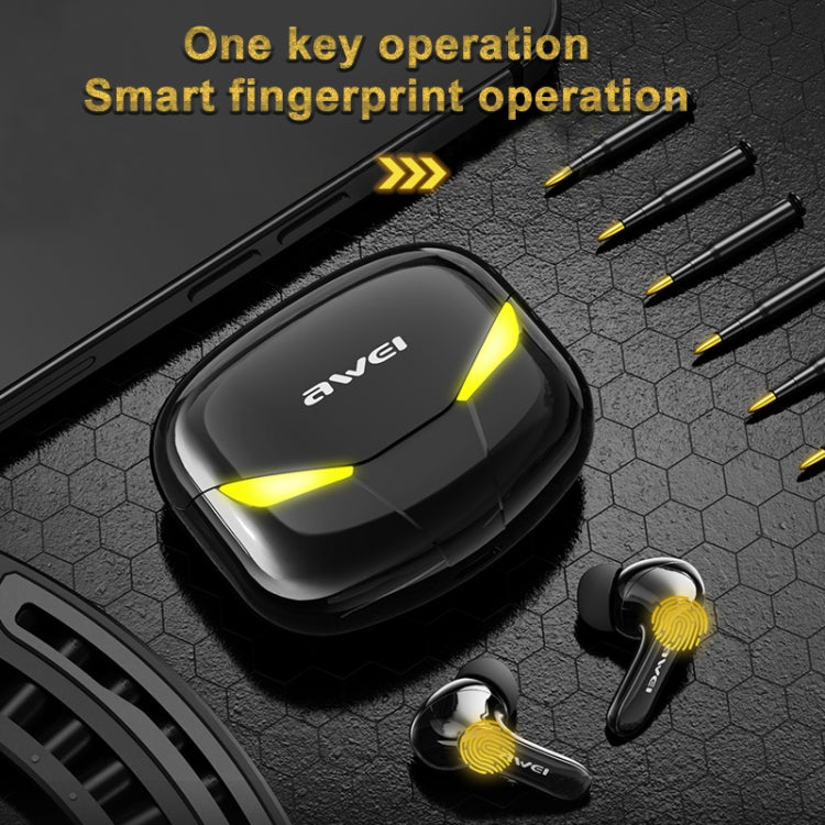 awei T35 Bluetooth V5.0 Ture Gioco sportivo wireless Auricolare TWS impermeabile Dual Mode IPX5 con custodia di ricarica