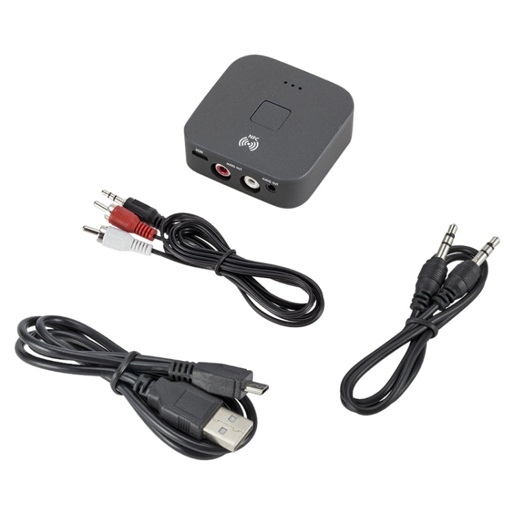 Ricevitore Bluetooth 5.0 B11 AUX NFC a 2 adattatori audio RCA, B11