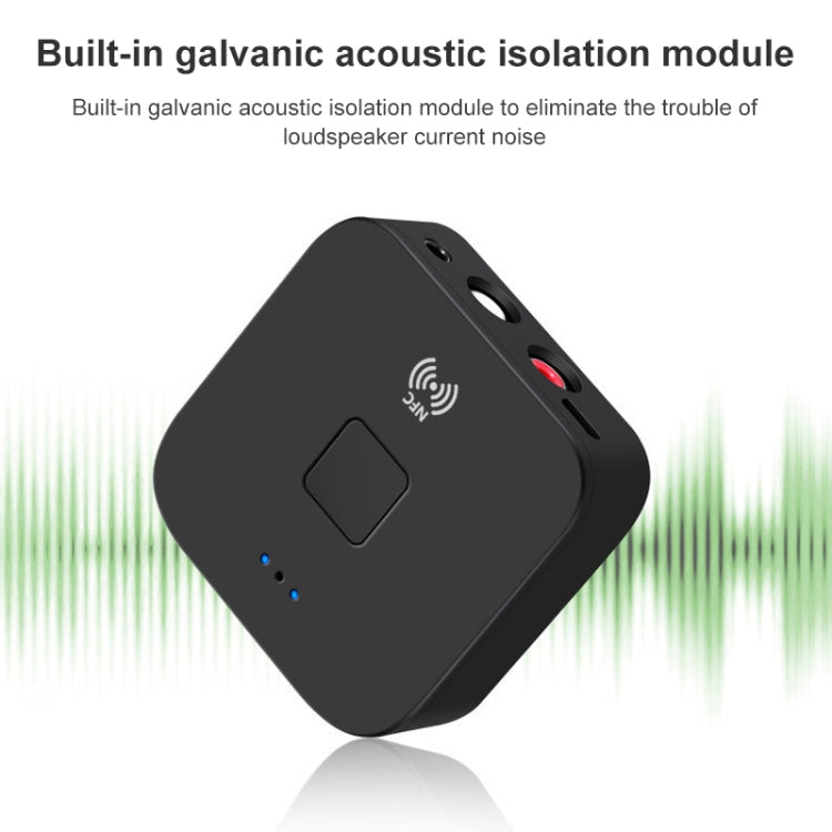 Ricevitore Bluetooth 5.0 B11 AUX NFC a 2 adattatori audio RCA, B11
