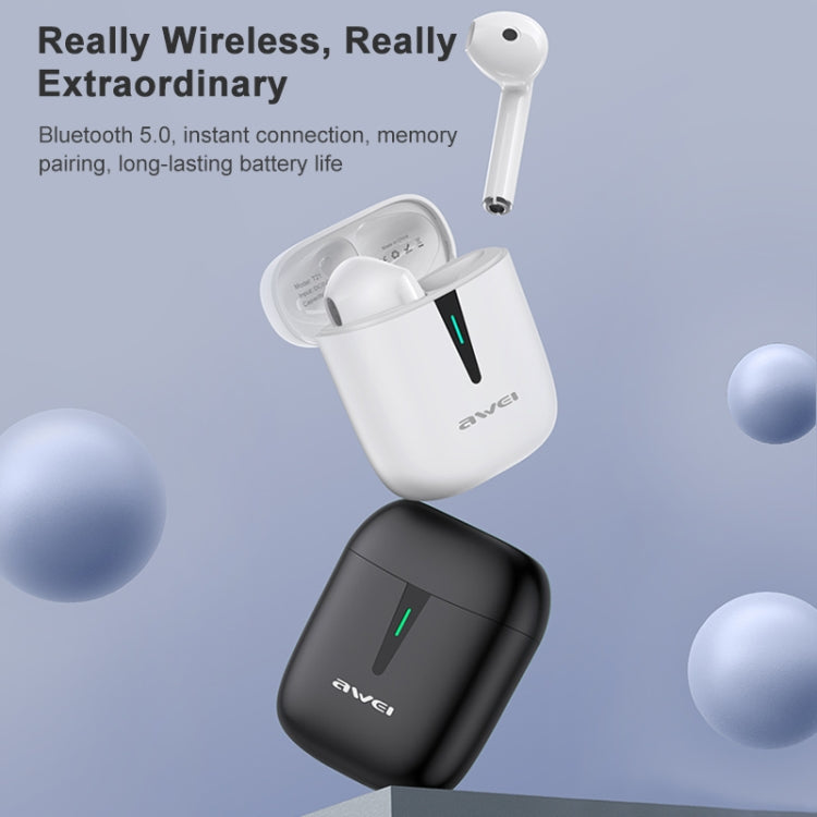 Awei T21 Bluetooth V5.0 Ture Wireless Sports TWS Auricolare con custodia di ricarica