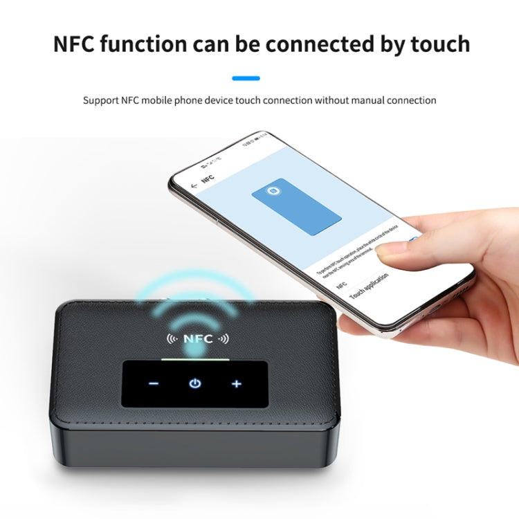 NFC BT19 Bluetooth 5.0 ricevitore trasmettitore auricolare lettore audio per auto