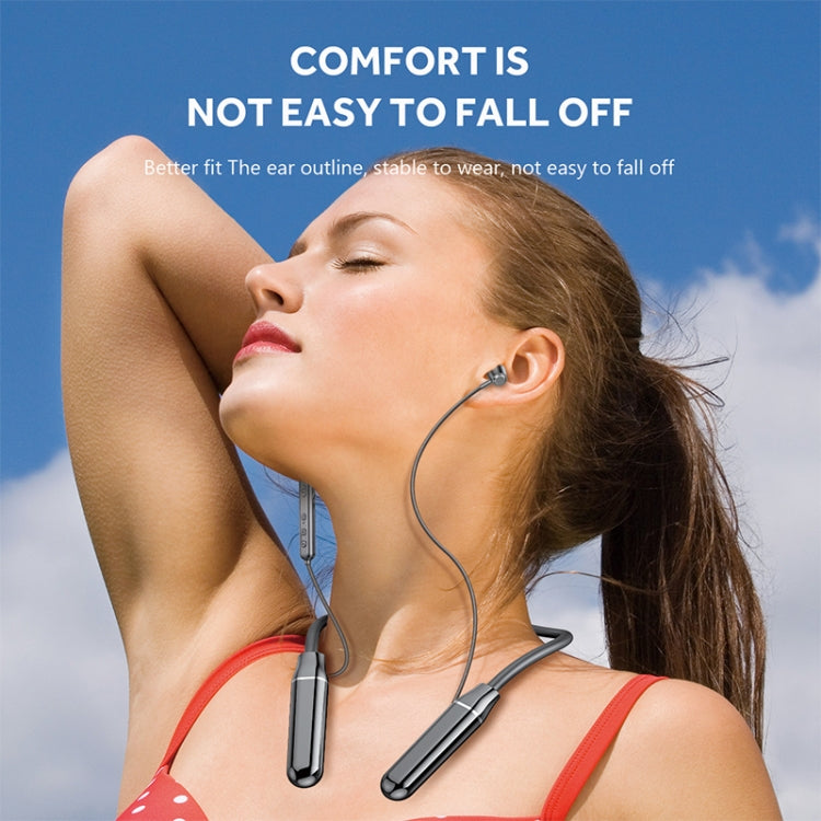 Auricolare Bluetooth wireless sportivo A10 Bluetooth 5.0 montato sul collo