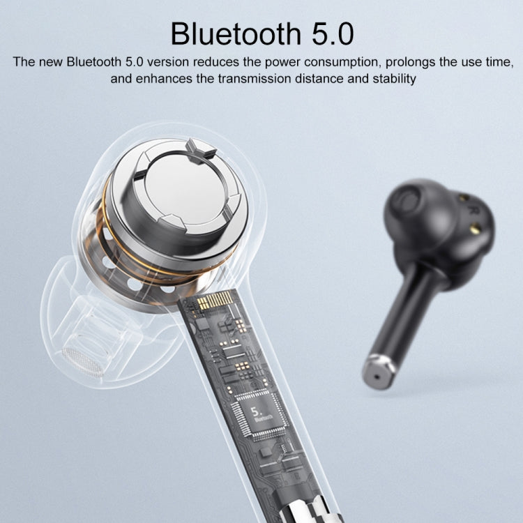 MI4 Bluetooth 5.0 Display digitale a LED Riduzione intelligente del rumore Auricolare Bluetooth senza fili