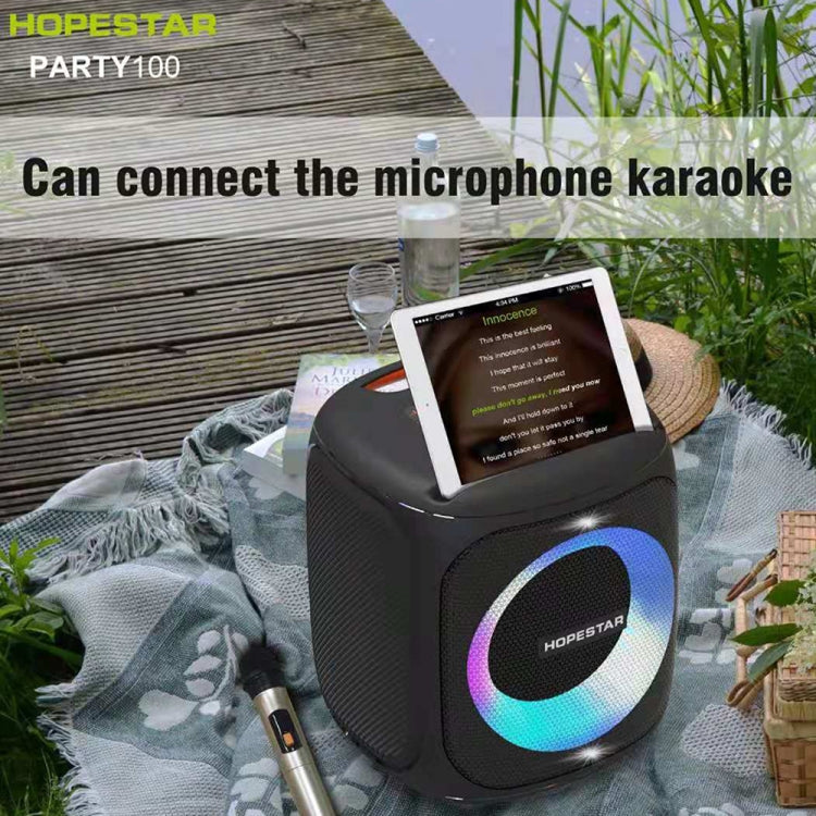 HOPESTAR Party100 Bluetooth 5.0 Altoparlante Bluetooth wireless portatile impermeabile con funzione di ricarica mobile, Party100(Black), Party100(Green), Party100(Blue)