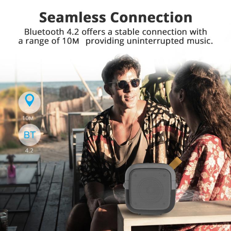 Mini altoparlante Bluetooth wireless portatile HOPESTAR T5mini Bluetooth 4.2, HB-200 (Black), HB-200 (Grey), HB-200 (Blue), HB-200 (Red)
