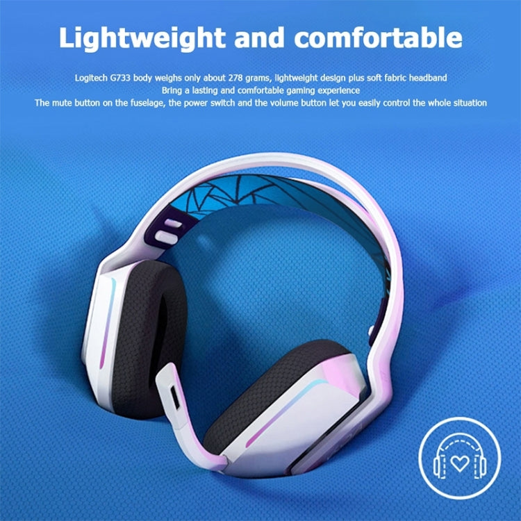 Cuffie da gioco RGB wireless Logitech G733 LIGHTSPEED