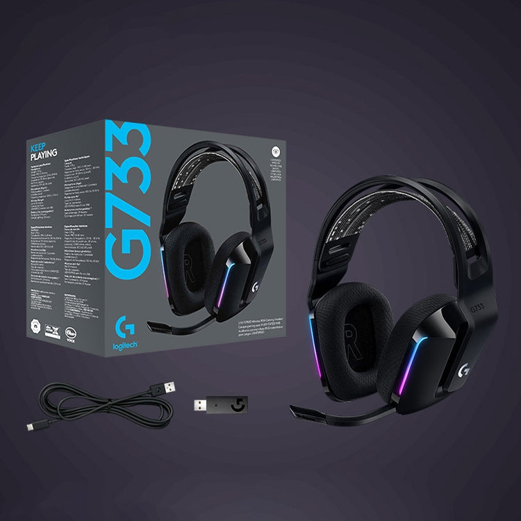 Cuffie da gioco RGB wireless Logitech G733 LIGHTSPEED