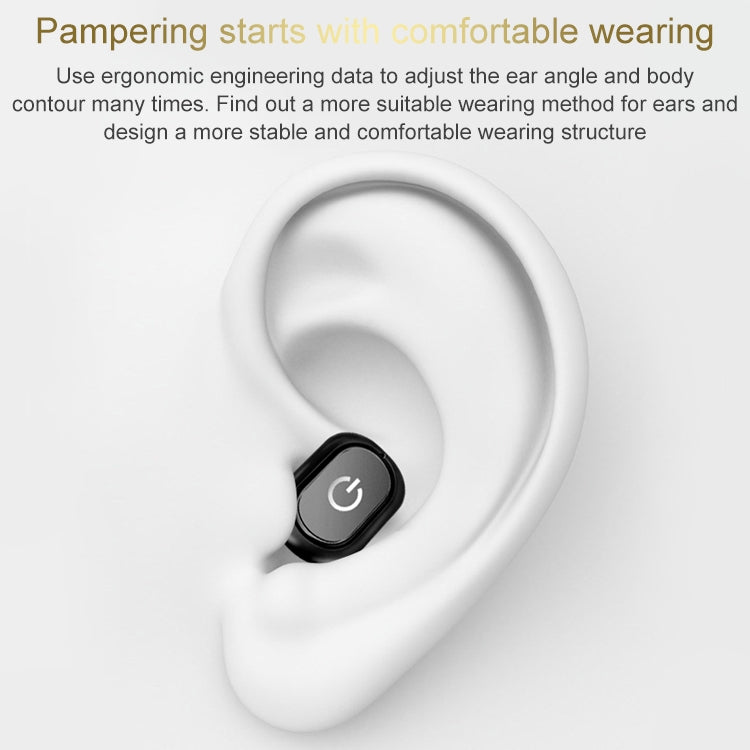 Auricolare Bluetooth wireless invisibile singolo in-ear H58 Bluetooth 4.1