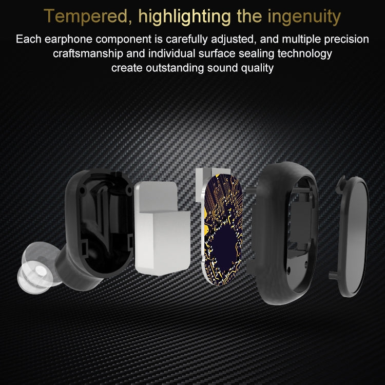 Auricolare Bluetooth wireless invisibile singolo in-ear H58 Bluetooth 4.1