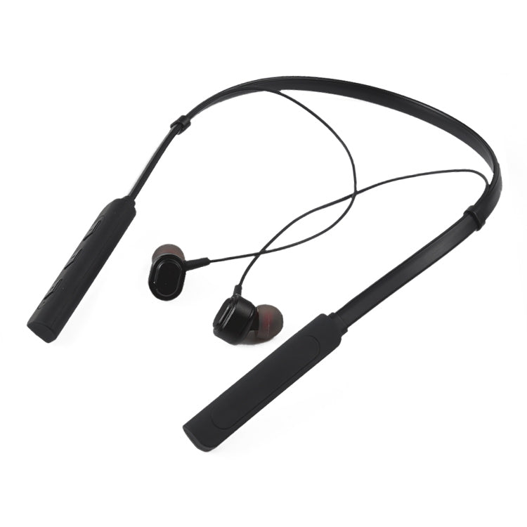 AIN MK-I01 IPX4 Auricolare Bluetooth sportivo con controllo via cavo, impermeabile, montato sul collo, con fibbia per cavo, supporto per chiamate e assistente vocale