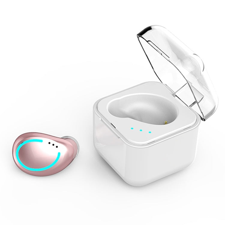 M-B8 Bluetooth 5.0 Mini auricolare Bluetooth wireless stereo intraauricolare invisibile con scatola di ricarica