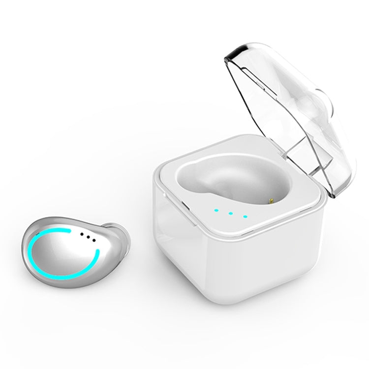 M-B8 Bluetooth 5.0 Mini auricolare Bluetooth wireless stereo intraauricolare invisibile con scatola di ricarica
