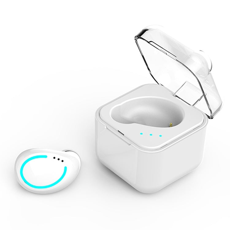 M-B8 Bluetooth 5.0 Mini auricolare Bluetooth wireless stereo intraauricolare invisibile con scatola di ricarica