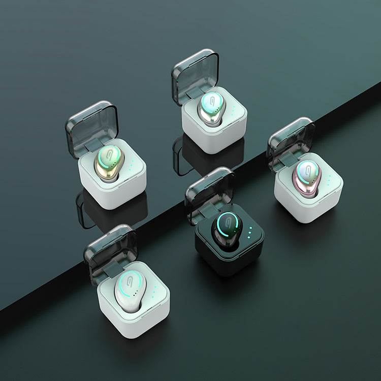 M-B8 Bluetooth 5.0 Mini auricolare Bluetooth wireless stereo intraauricolare invisibile con scatola di ricarica