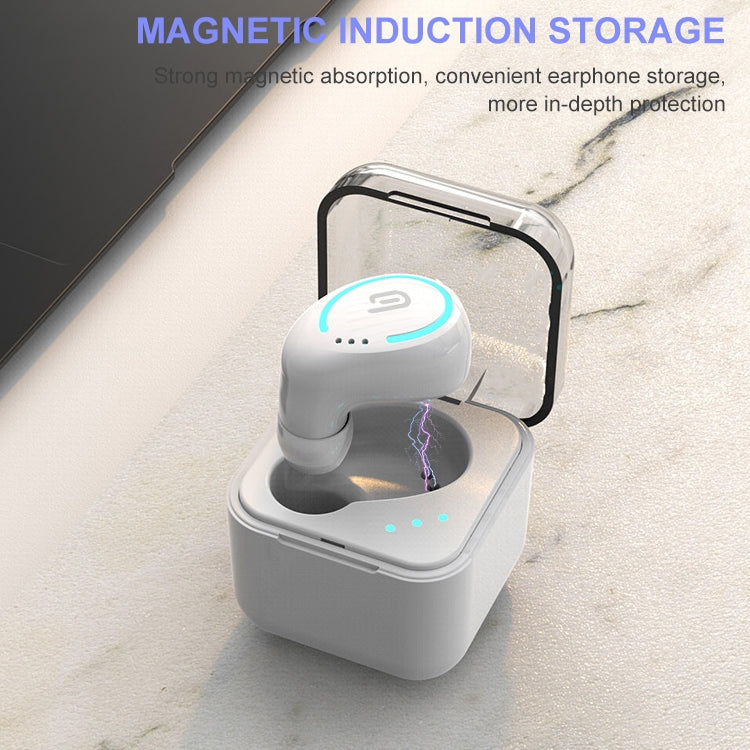 M-B8 Bluetooth 5.0 Mini auricolare Bluetooth wireless stereo intraauricolare invisibile con scatola di ricarica