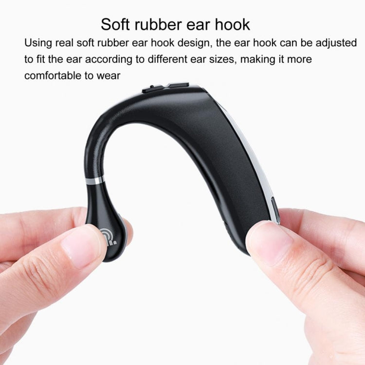 DS800 Bluetooth 5.0 Auricolare Bluetooth wireless sportivo universale stile orecchio sospeso, versione di aggiornamento, Upgrade Version (Black), Upgrade Version (Red)